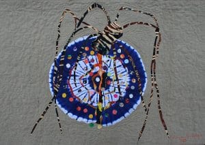 Art Textile-Carmen Amezaga-Univers, La peur ou l'amour
