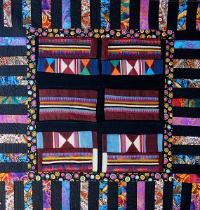 Art textil, Carmen Amézaga, creations-Asie-chaînes de montagne
