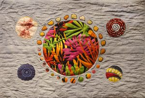 Art textil, Carmen Amézaga, creations-Univers-l'entree secrete