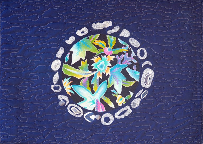 Art Textile-Carmen Amezaga-Univers, Planète de déchets 2