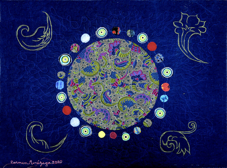 Art Textile-Carmen Amezaga-Univers, Corne d'abondance 2
