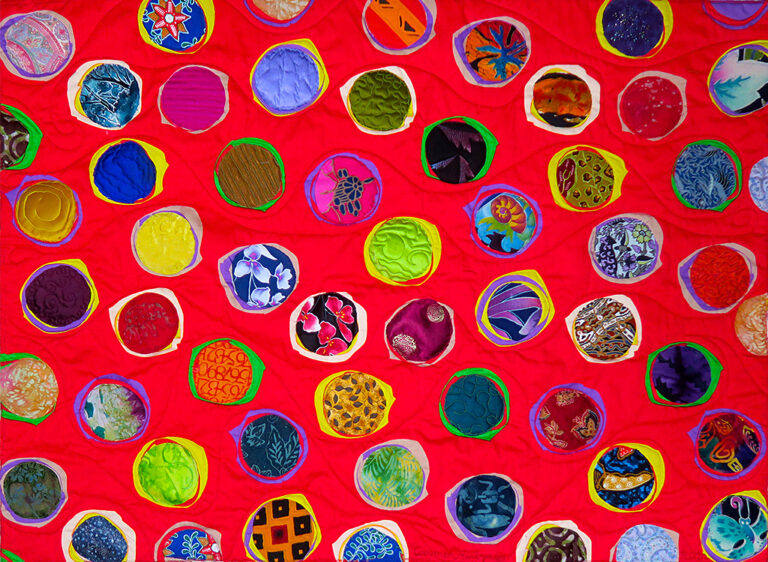 Art Textile-Carmen Amezaga-Univers, Ecrin de perles